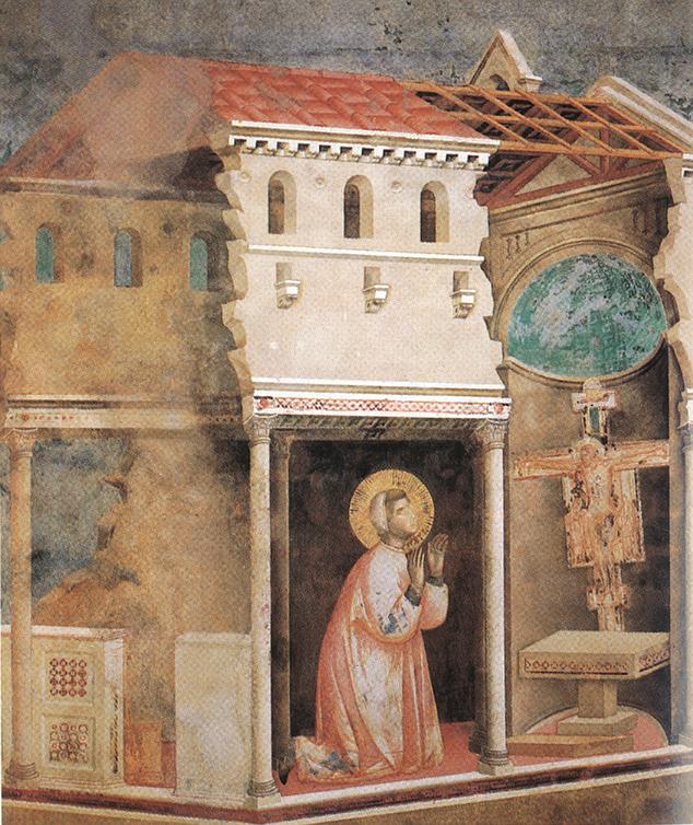 Malen lernen - Giotto Mittelalter - Raum durch Architektur und Farbe